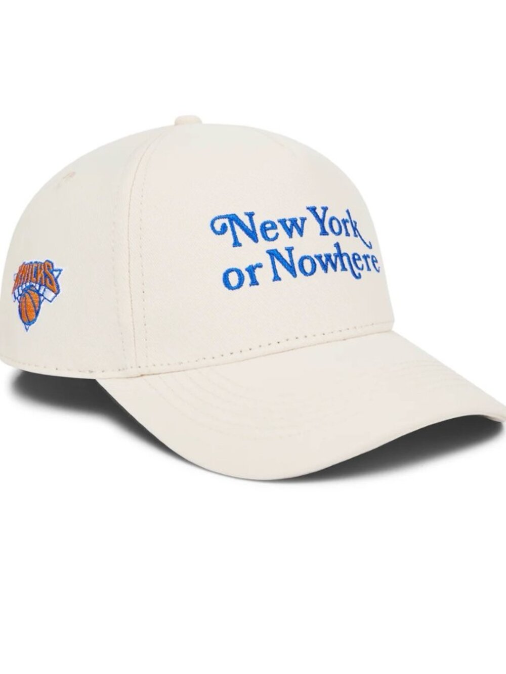 NWOT New York or Nowhere x Knicks SnapBack baseball cap in beige